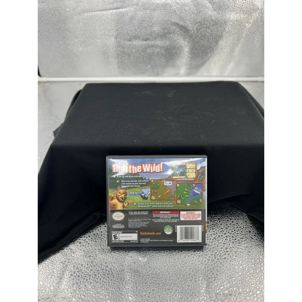 Nintendo DS Simanimals Case & Instruction Book No Game Very Good Condition